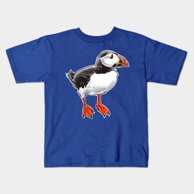 Puffin Kids T-Shirt by weilertsen